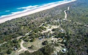 Location of shark attack at Crowdy Bay, NSW.