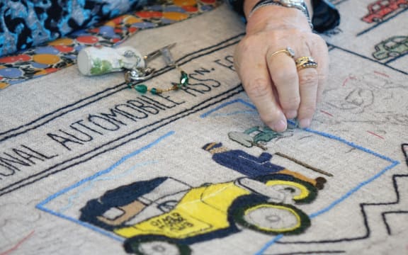 Tapestry closeup