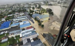 Wairoa in northern Hawke's Bay after the Wairoa River burst its banks.