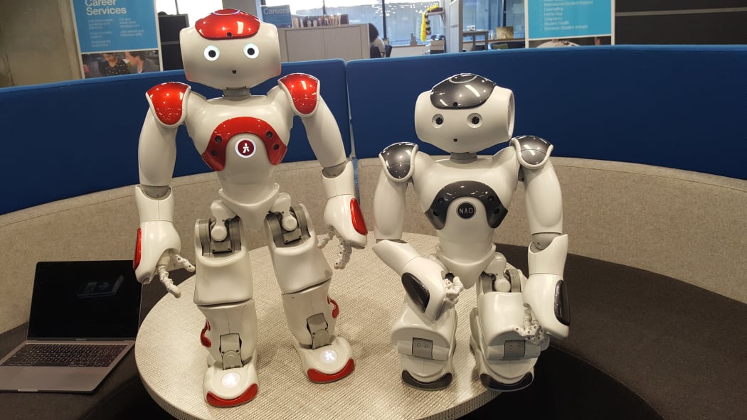 Teams of Nao robots compete in RoboCup, the robot soccer world cup.