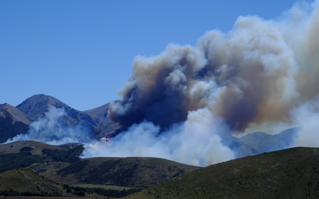The Bridge Hill scrub fire on 6 December, 2024.