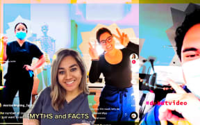 A GROUP OF YOUNG PACIFIC DOCTORS HAVE BEEN UTILISING THEIR SOCIAL MEDIA SAVVY TO PROMOTE THE VACCINE AND DEBUNK MYTHS.