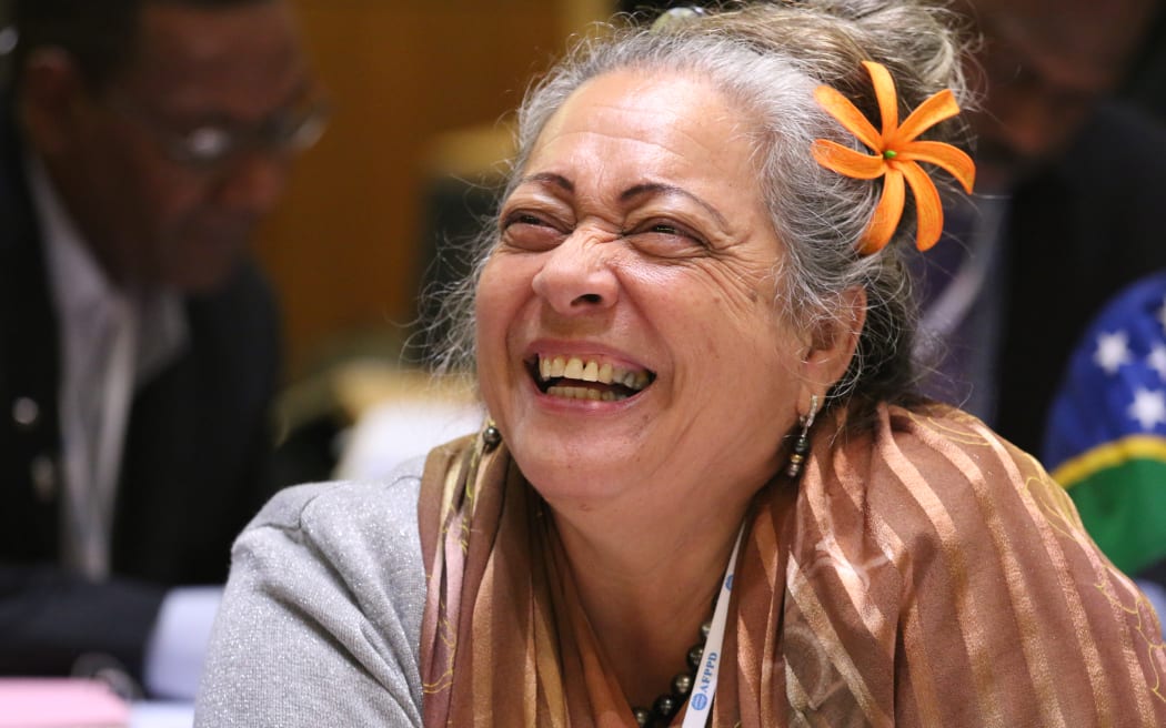 The Cook Islands speaker of Parliament Niki Rattle.