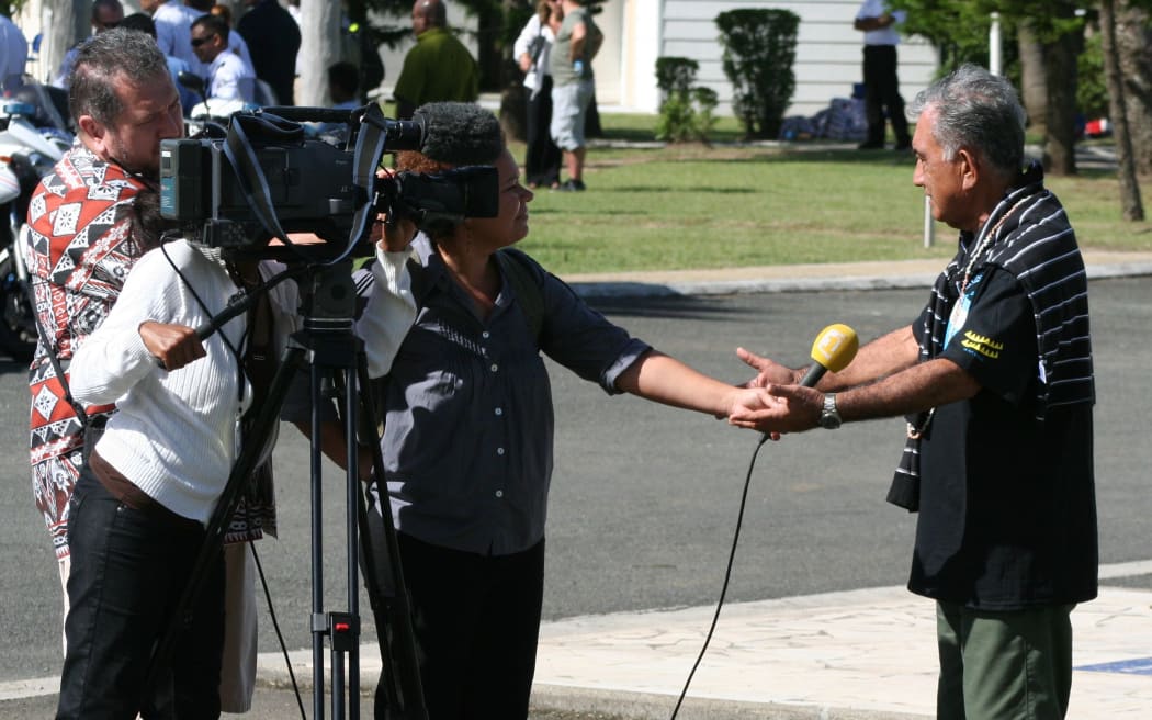 Pacific media interview a political leader