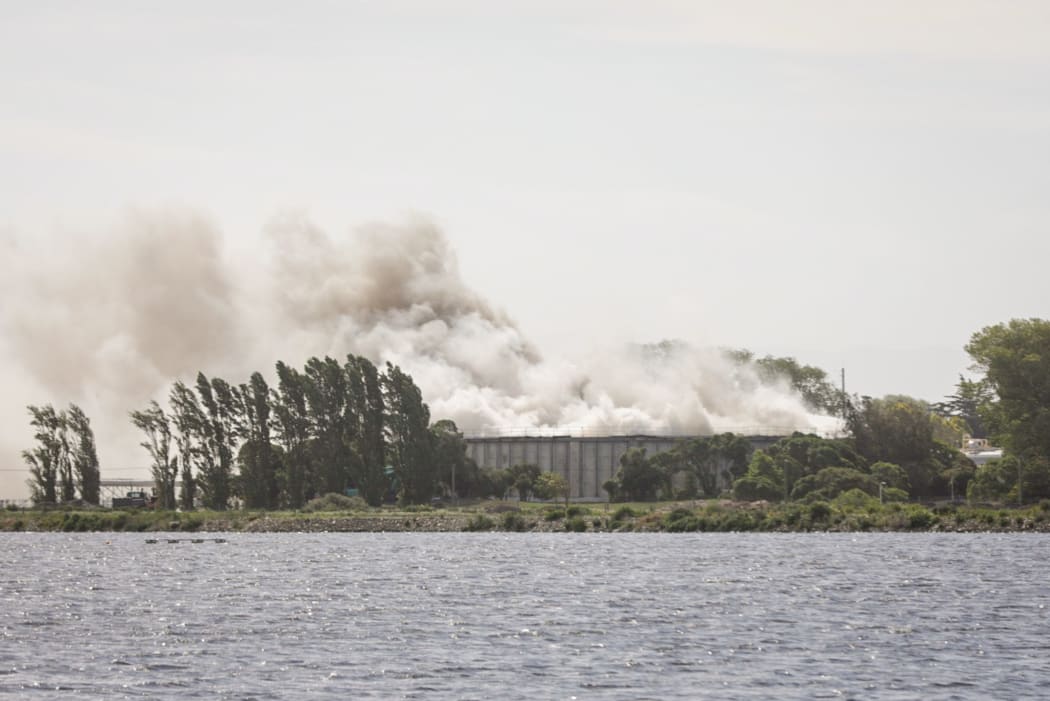 Christchurch wastewater treatment plant fire