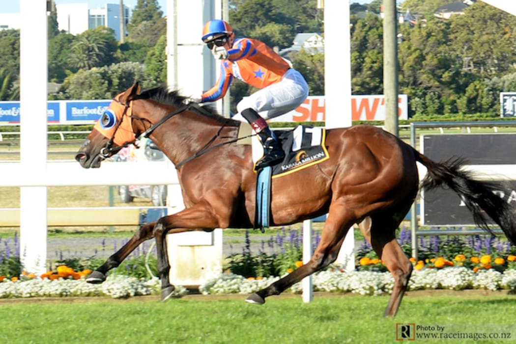 Melody Bell winning the Karaka Million at Ellerslie