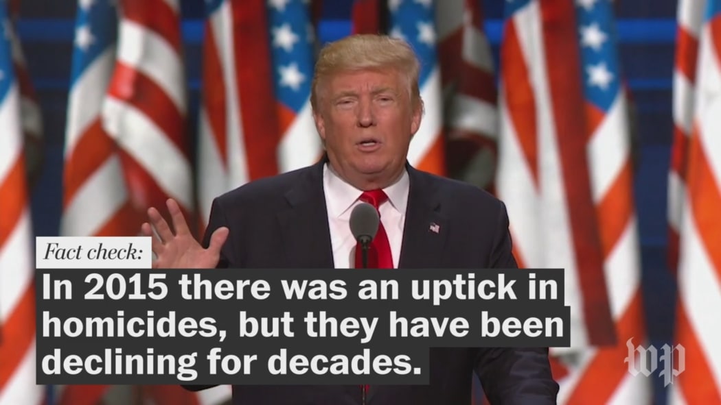The Washington Post checks key claims in Donald trump's nomination acceptance speech.