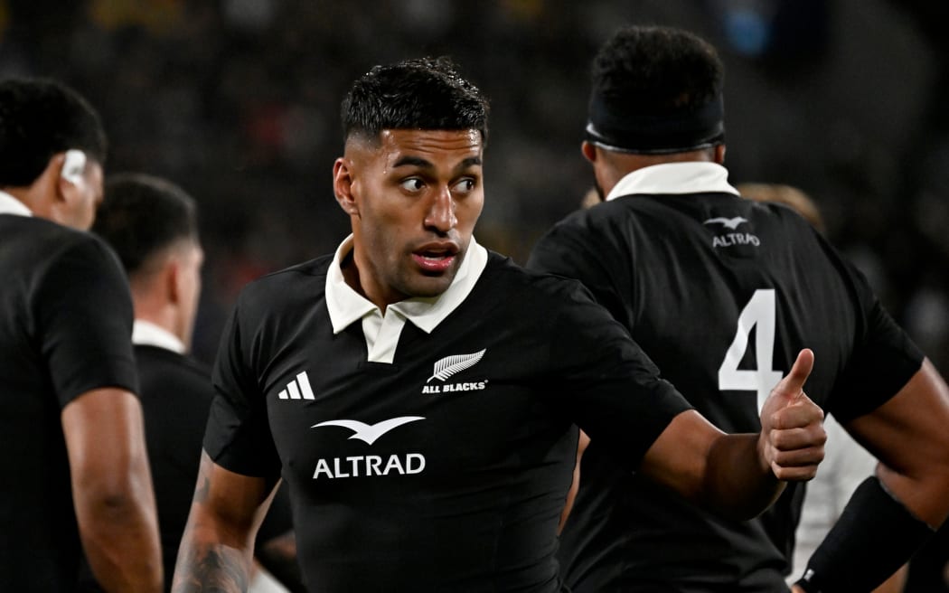 Rieko Ioane of New Zealand