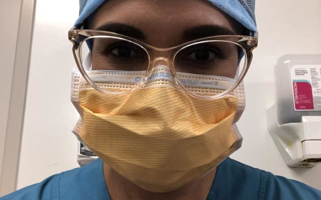 Emma Espiner worked at Auckland Hospital during the first Covid-19 lock down in March, 2020.