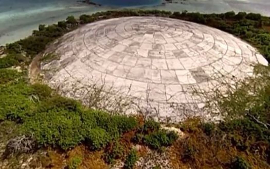 Containment of nuclear waste in the Marshall Islands.