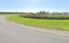 The roundabout where Maraekakaho Road, Longlands Road and State Highway 2 intersect.
