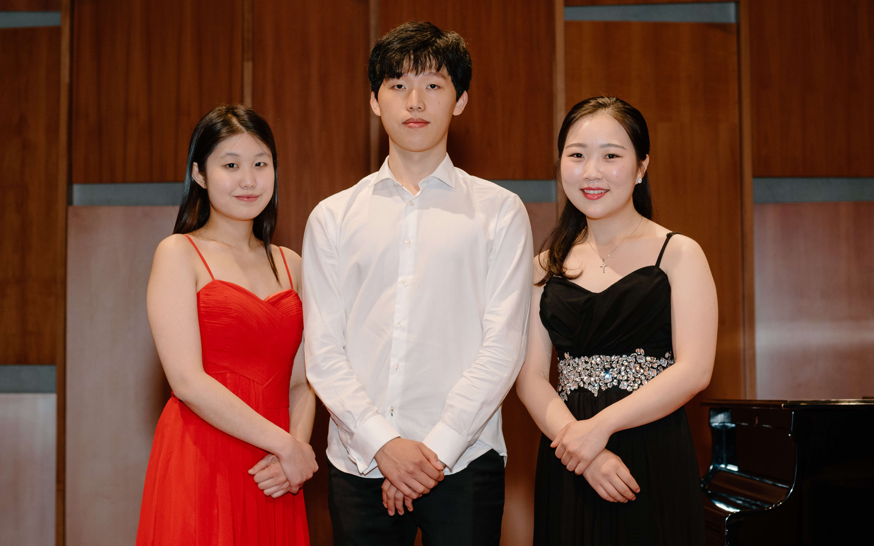 Finalists, National Concerto Competition 2020-21 (l to r: April Ju, Hyein Kim, Catherine Kwak)