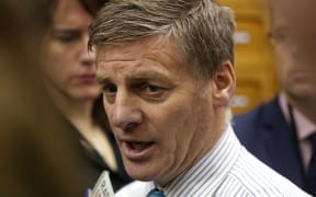 Bill English during caucus run 23/06/2015