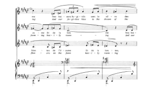 Sheet music by French composer Lili Boulanger