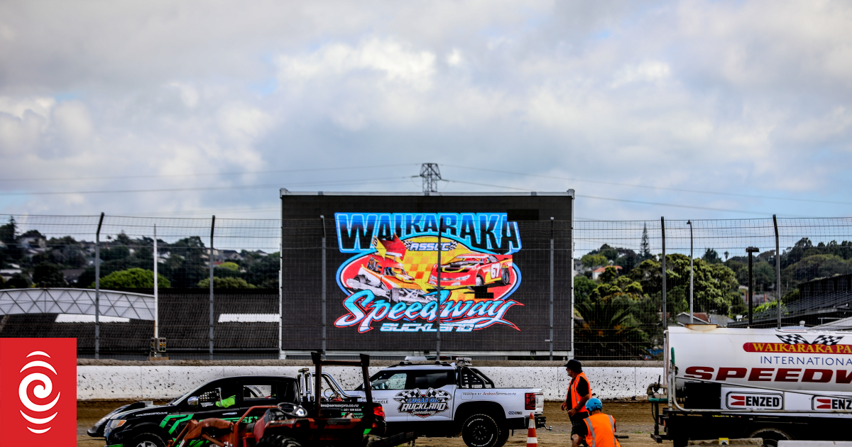 Millions spent on new speedway track at Auckland's Waikaraka Park
