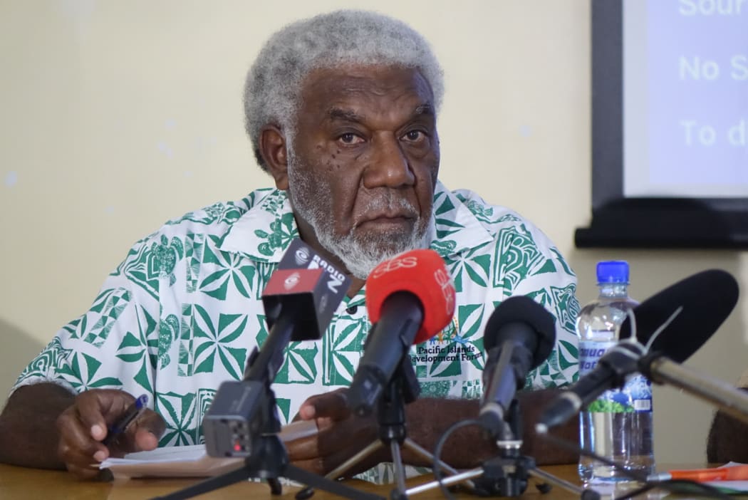 Vanuatu Prime Minister Joe Natuman