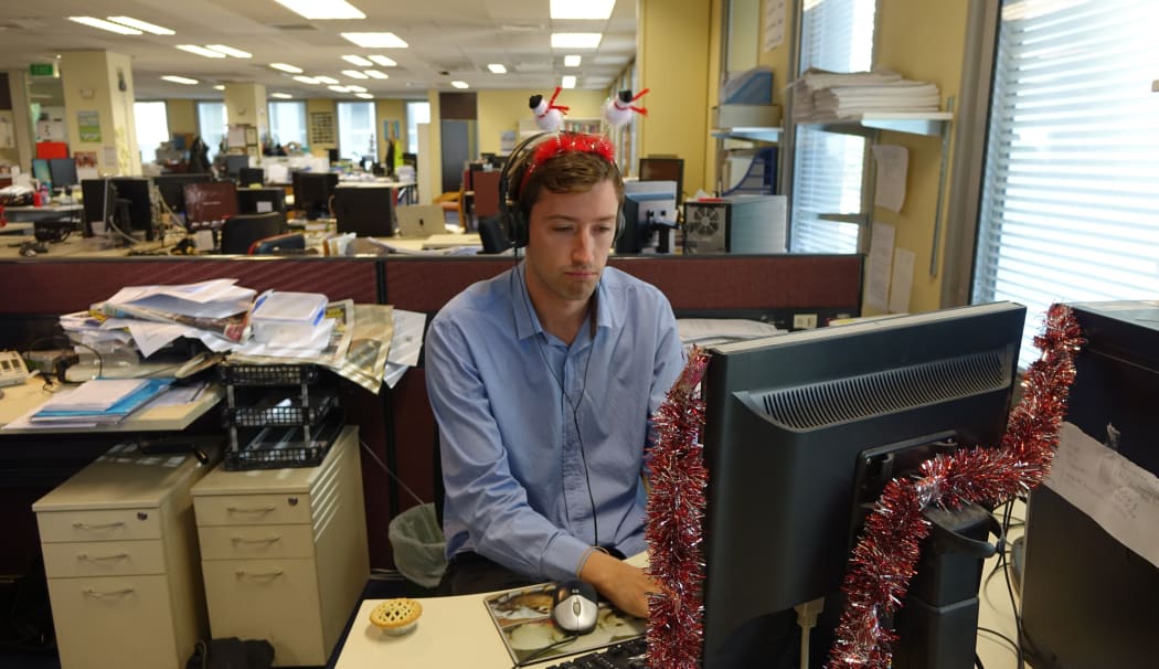 RNZ reporter Max Towle.