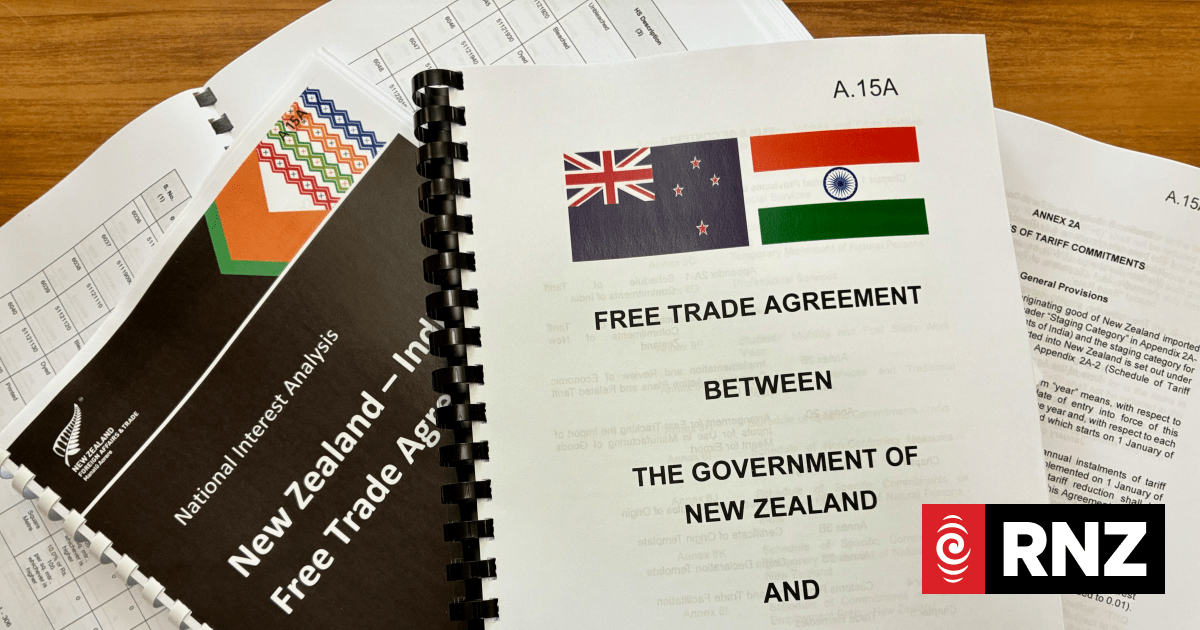New trade deal opens door between New Zealand and India | RNZ