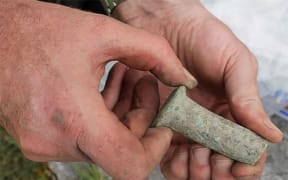 Broken copper alloy keel bolt. Matt's 'smoking gun'