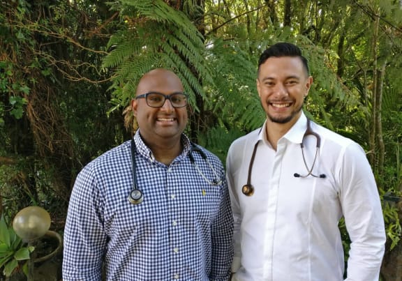Dr Sanjeev Krishna and Dr Canaan Aumua