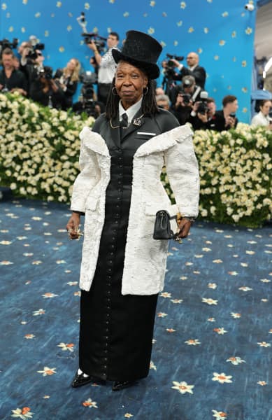 Whoopi Goldberg attends the 2025 Met Gala Celebrating "Superfine: Tailoring Black Style" at Metropolitan Museum of Art on May 05, 2025 in New York City.