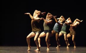 Deca Dance dancers holding a pose