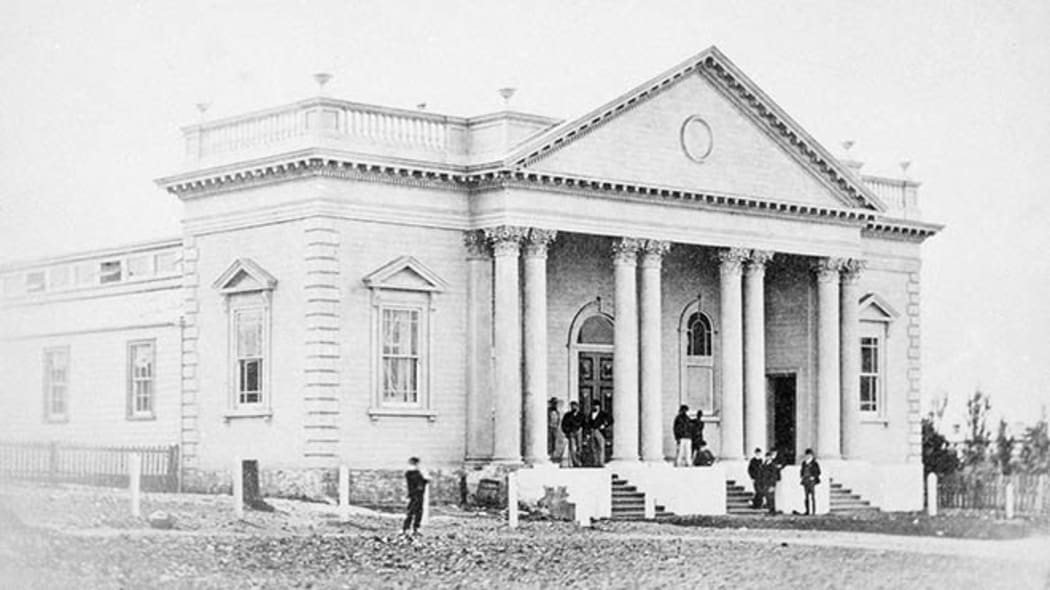 The Choral Hall was built on the same site as the Music Hall after it burned down in 1871. Cyrus burned it down within months of it reopening. A third hall was built on the site and stands to this day as part of Auckland University.