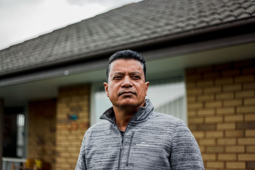 Derrick Solomon outside in West Auckland.