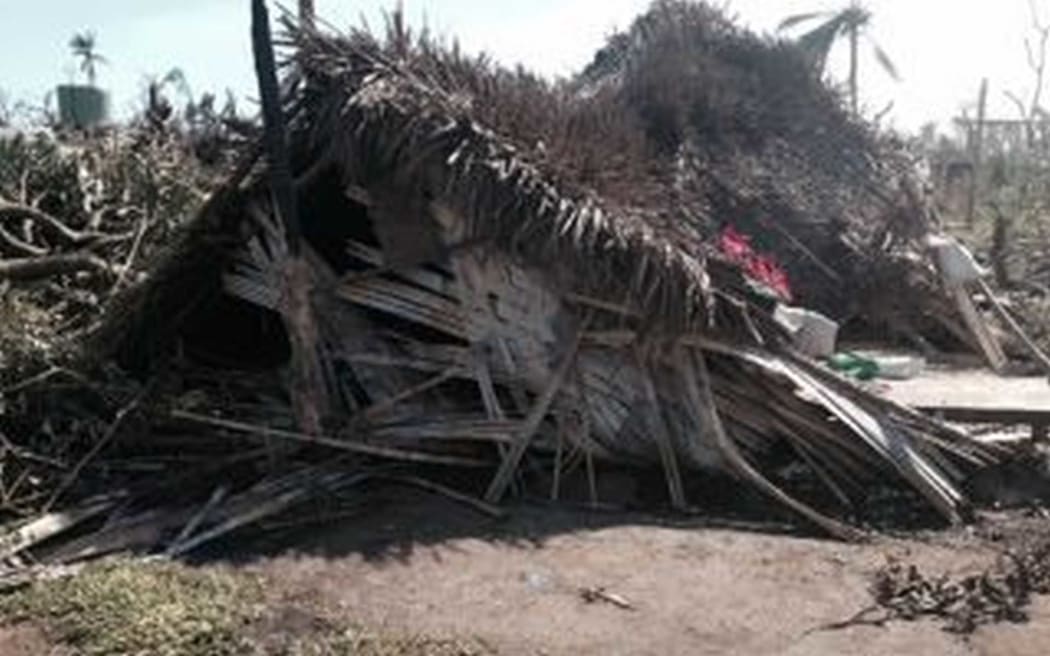 The first images emerge of destruction in Tanna, Vanuatu, after Cyclone Pam.