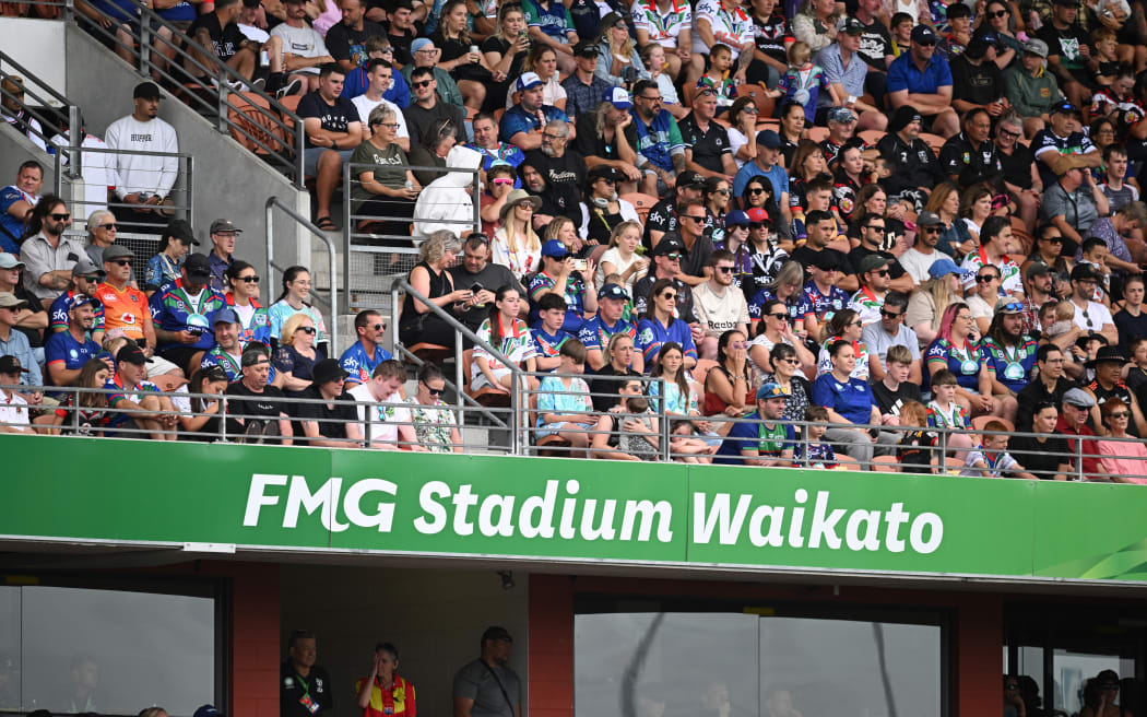 NZ Warriors at FMG Stadium Waikato.