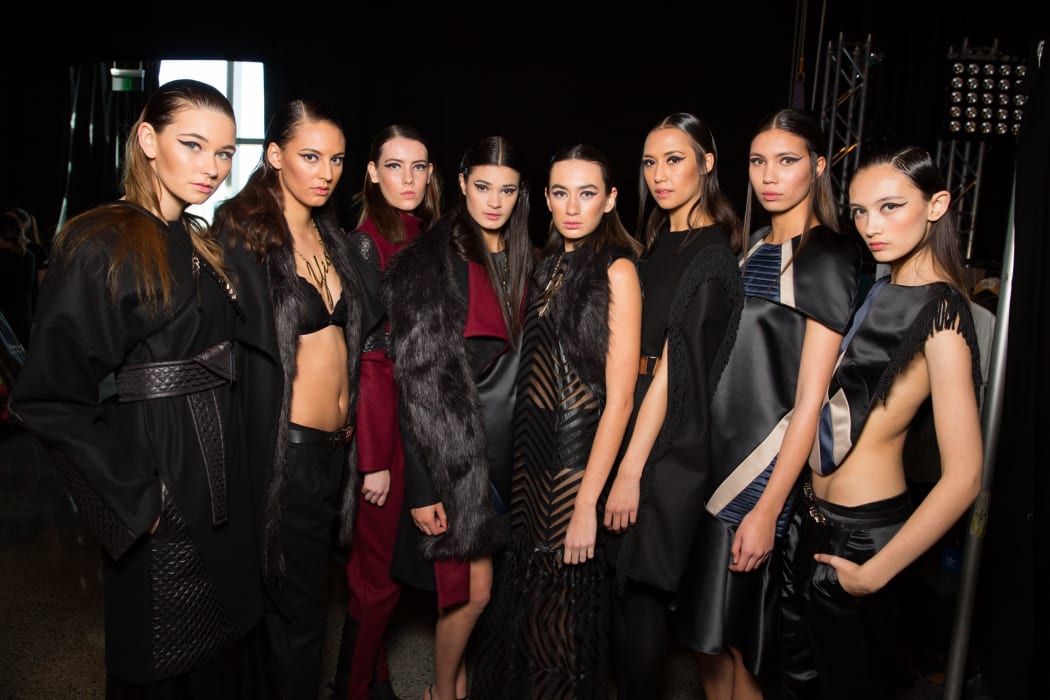 Kylie Mangan’s 2014 collection, Tukutuku.