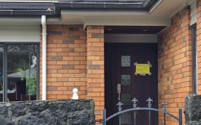 Homes have been stickered and flooding remains on Kimberley Road in Auckland's Epsom.