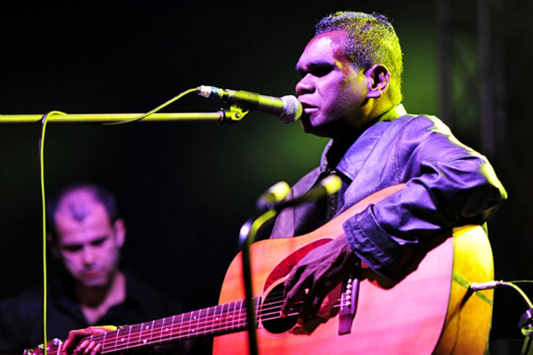 Gurrumul Yunupingu at Fremantle Park 2011