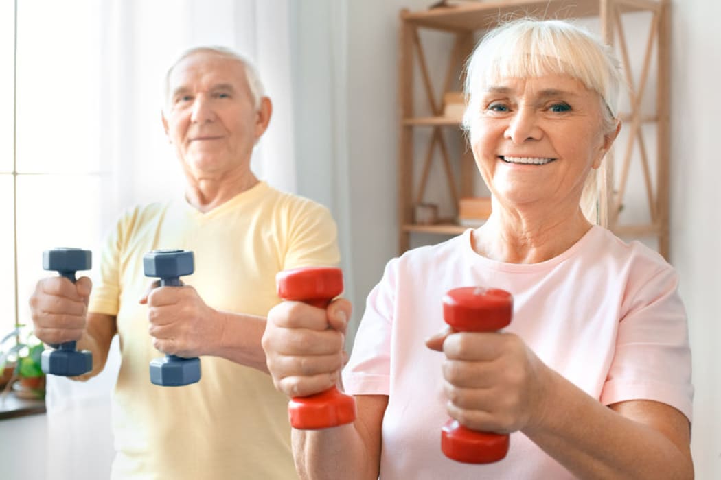 'Use it or lose it.' Even modest amounts of weight-bearing exercise will slow down muscle wasting as we age.