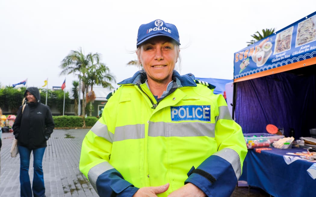 Sergeant Debbie Harries at Polyfest 2025