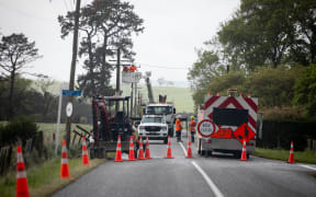Carterton powerlines down