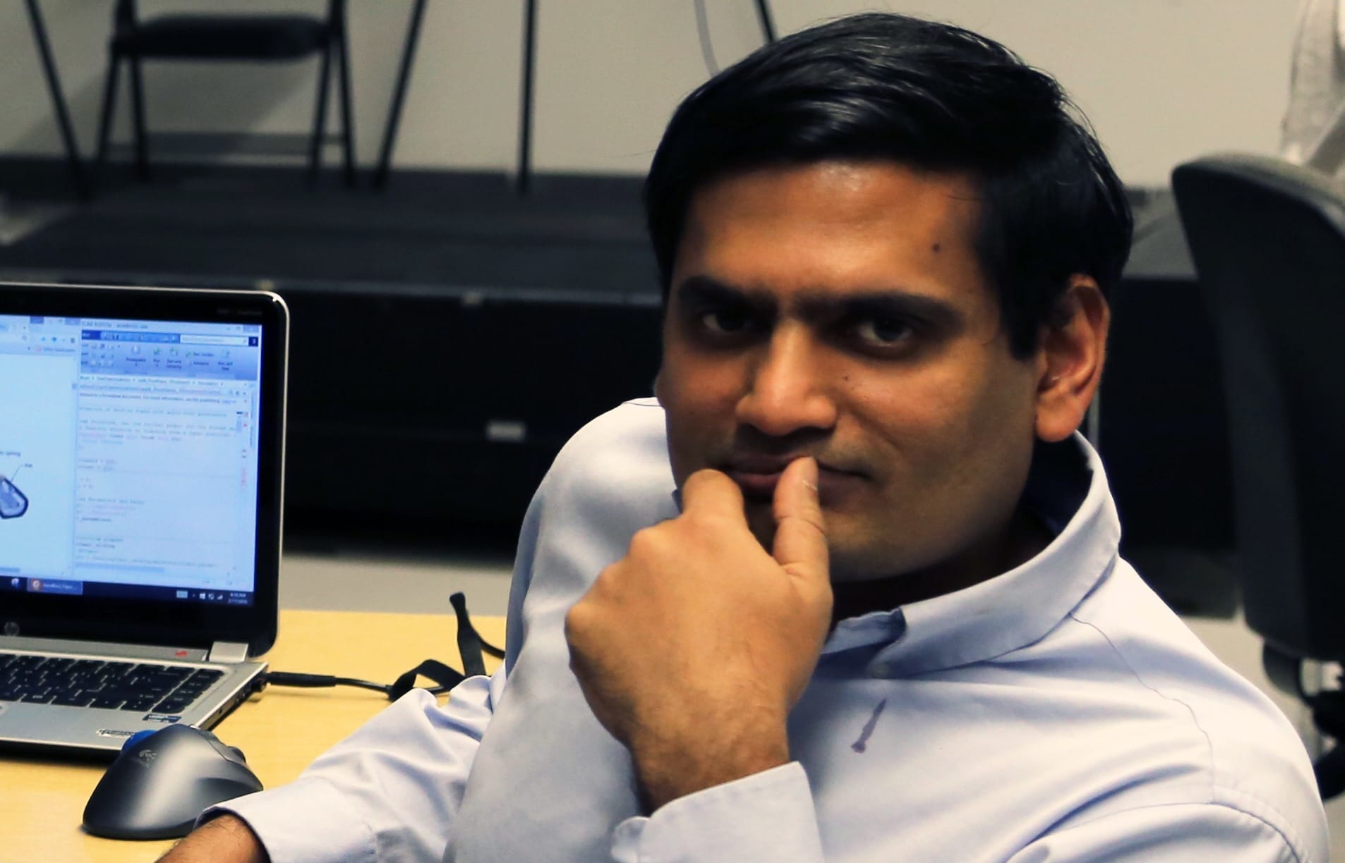 Associate Professor Manoj Srinivasan from Ohio State University.