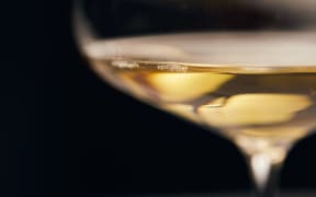 glass of white wine