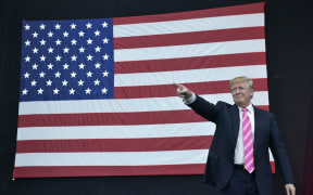 Donald Trump at a rally in Pennsylvania, one of the rust belt states where the polls consistently put Hillary Clinton ahead.