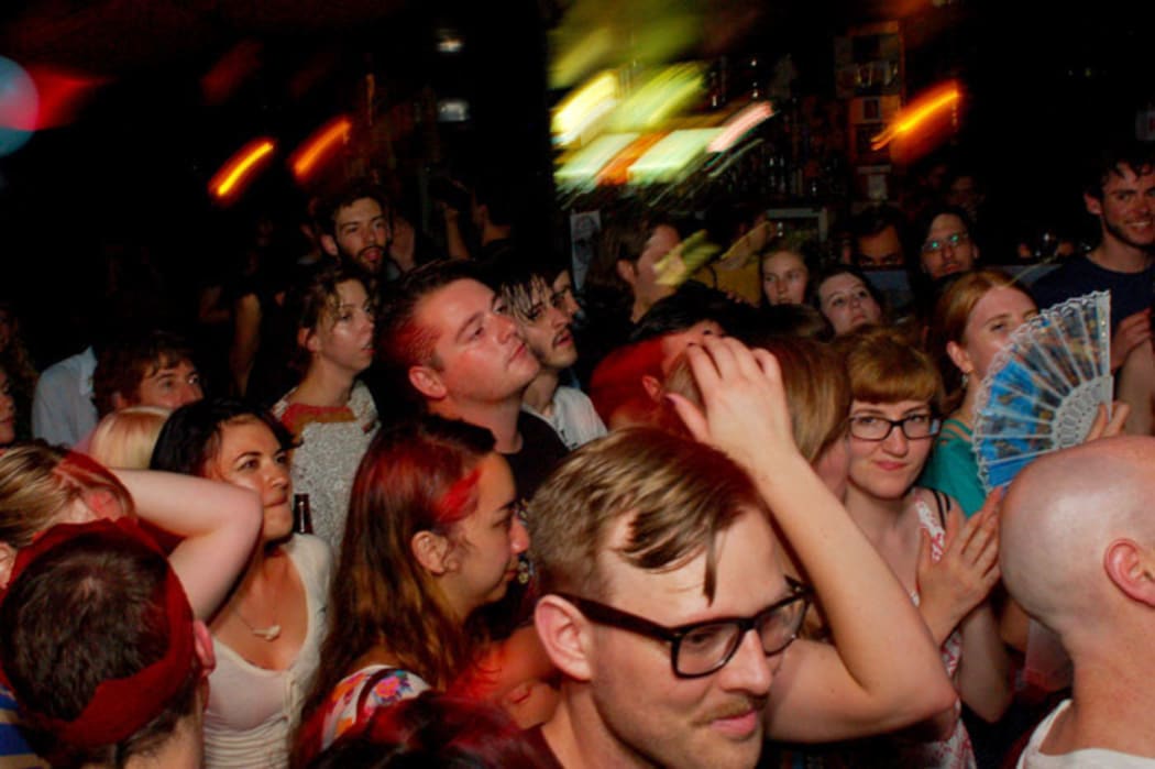 A crowded night at Whammy Bar in 2010.