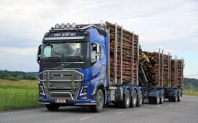 Logging truck.