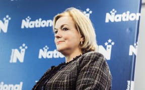 National Party leader Judith Collins presenting the party's plan for reopening New Zealand, Wellington, 29 September 2021.