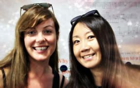 Emma Smith and Naoko Yamano/ Photo by Dru Faulkner, embellishments by Emma.