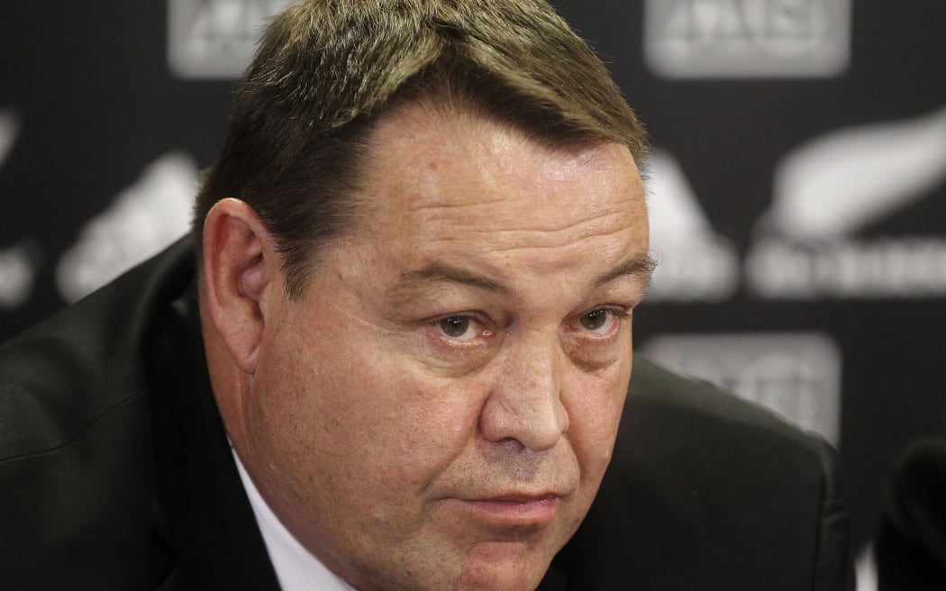 The All Blacks coach Steve Hansen.