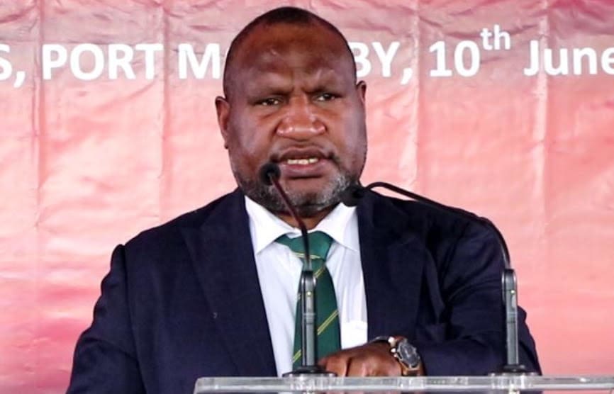 Papua New Guinea's Prime Minister James Marape.