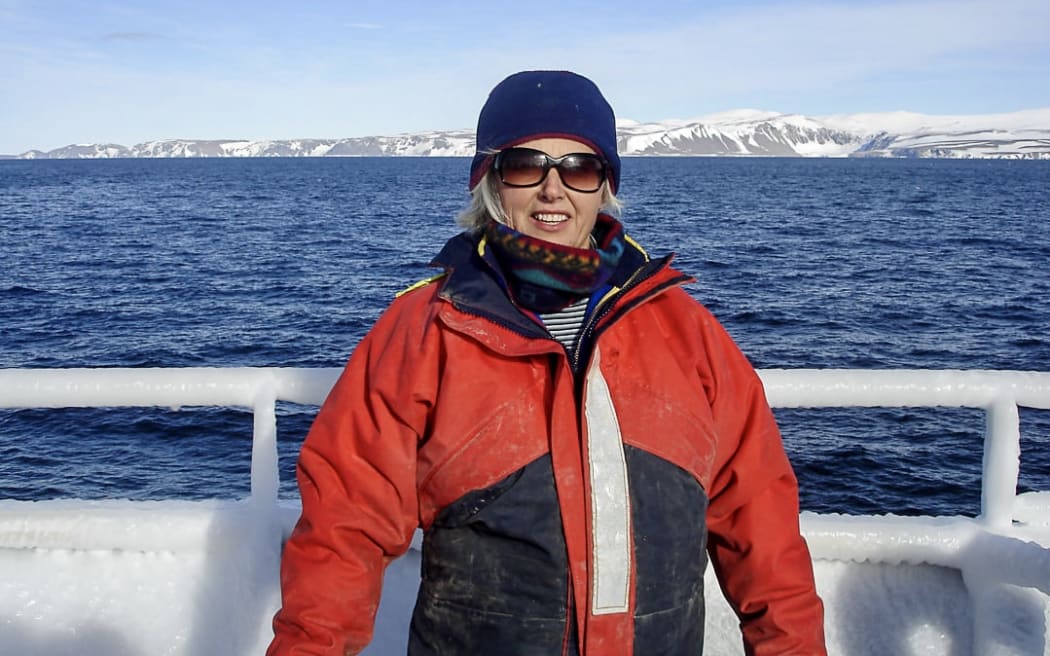 Mary Livingston in Antarctica 2006