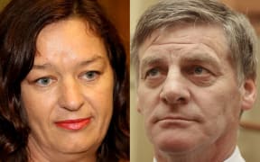 Labour MP Sue Moroney and Deputy Prime Minister Bill English.