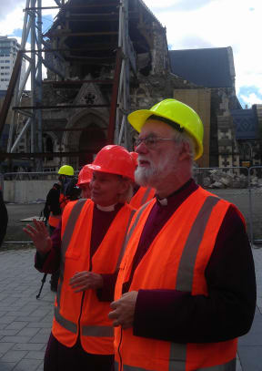 The Archbishop, with Bishop Penny Matthews, visits the cathedral.