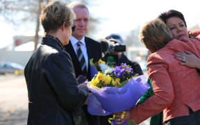Paula Bennett meeting local Ashburton leaders to express her condolences.