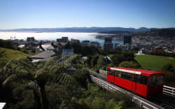 Fog blankets Wellington Harbour on 31 March 2022.